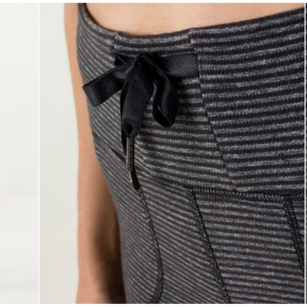 Lululemon Skinny Will Pant *Pique Black / Deep Coal Size 6 - Picture 4 of 12